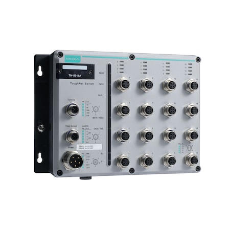 Moxa L2 Mgd Eth. Swtch W/ 8 10/100Baset(X)Ports And 8, Tn-5516A-8Poe-Wv-T TN-5516A-8PoE-WV-T